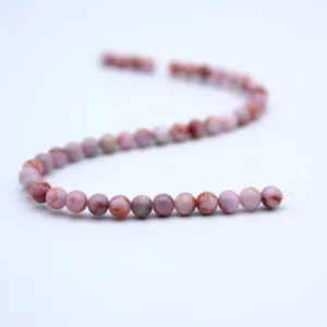 Pink Matrix Stone Bead Strands