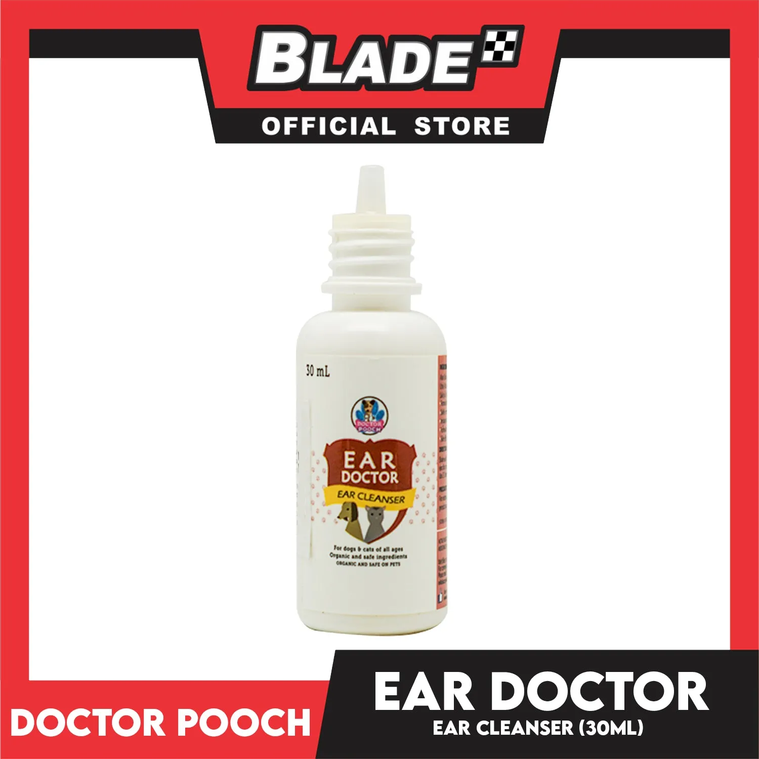 Play Pets Ear Doctor Ear Cleanser 30ml For Dogs and Cats Of All Ages