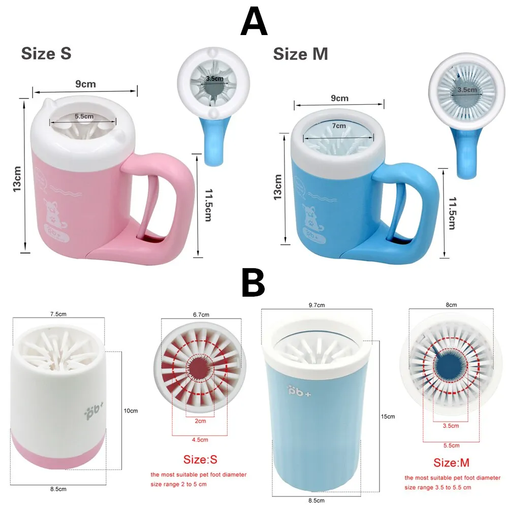 Portable Pet Paw Cleaner Cup