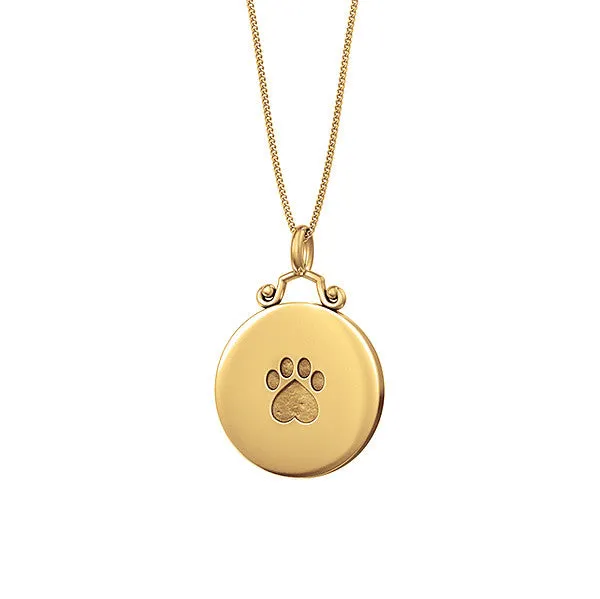 Precious Paw Print Pendant