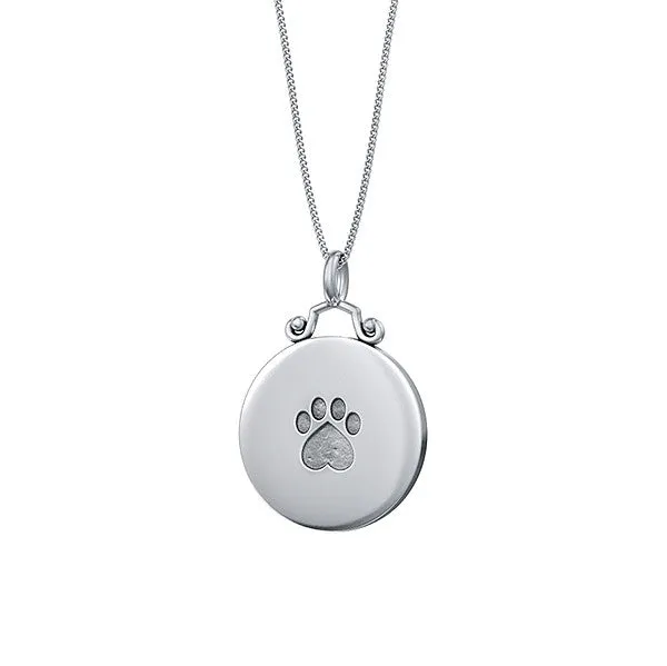 Precious Paw Print Pendant