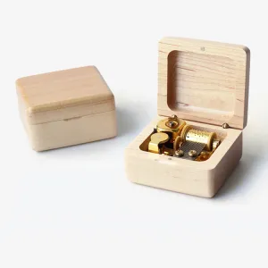 Premium 18-Note The Sound of Music Wooden Music Box (Tune: My Favorite Things)