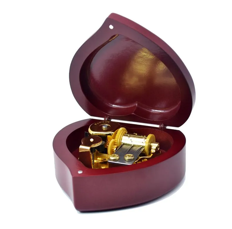Premium 18-Note The Sound of Music Wooden Music Box (Tune: My Favorite Things)