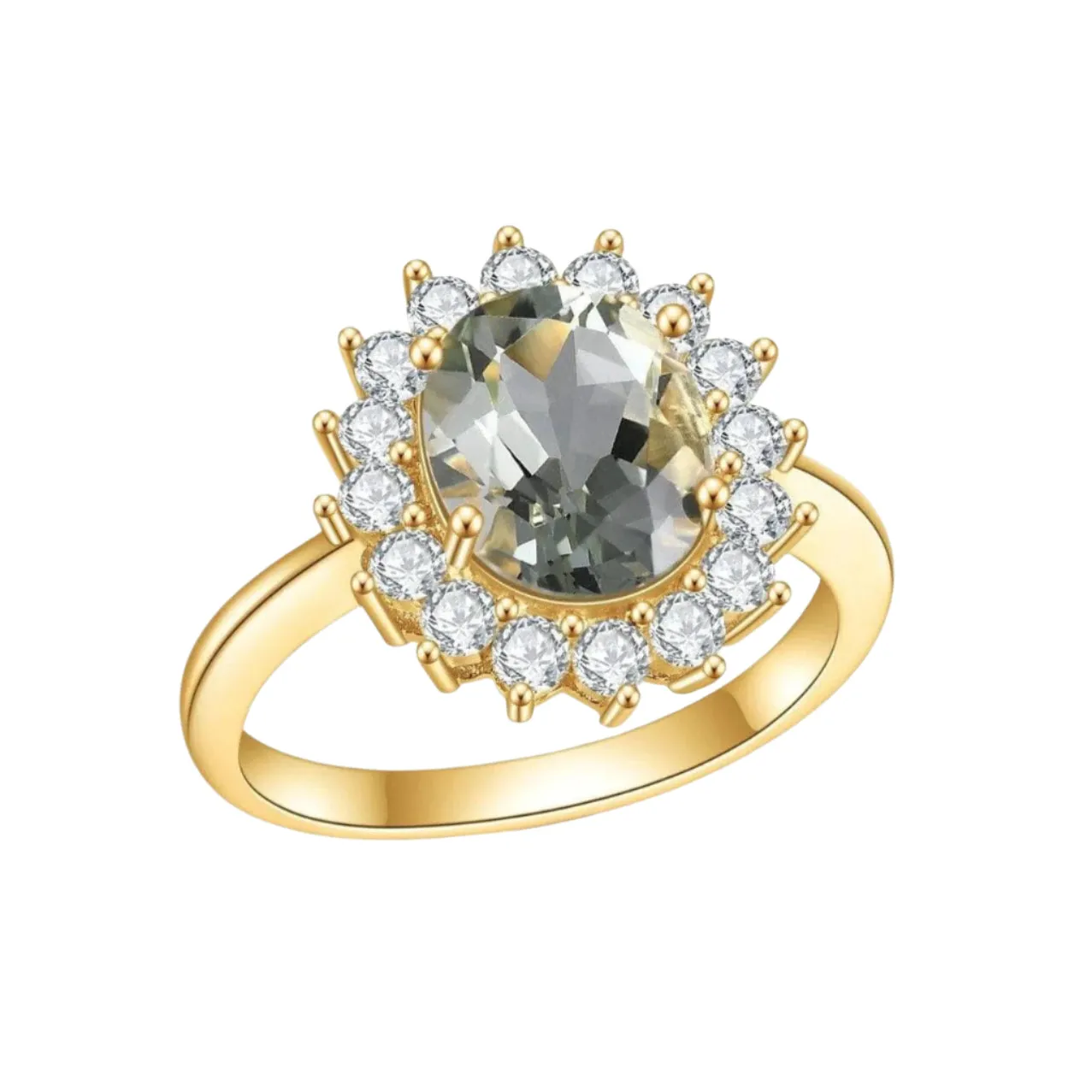 Princess Diana Inspired Colored Gemstone Engagement Ring