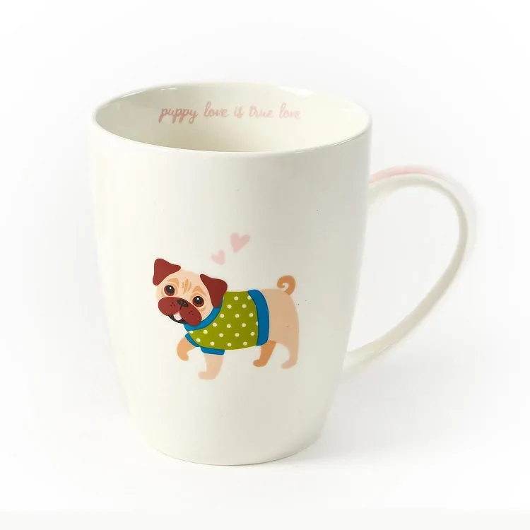 Puppy Love Porcelain Mug