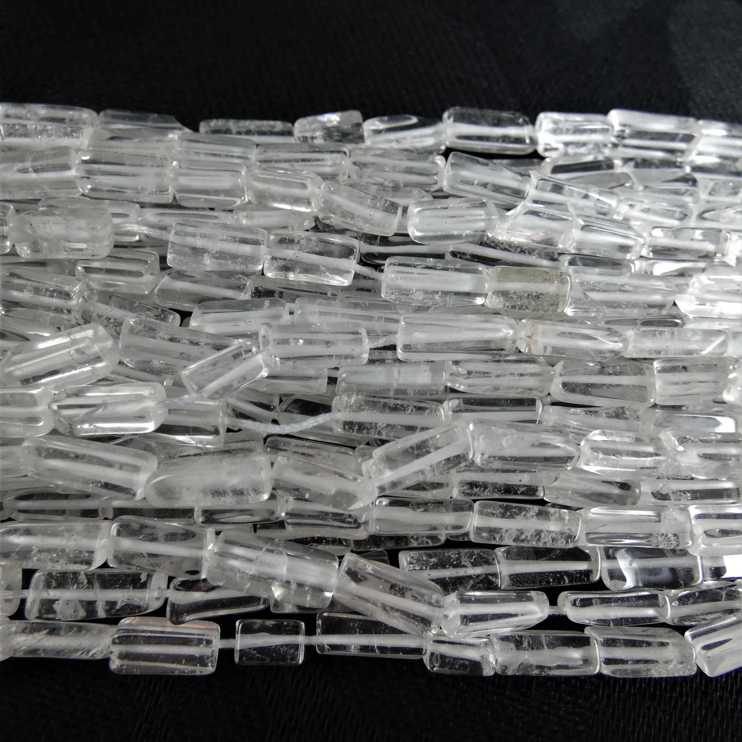 Quartz Crystal Bead Strands(rectangle)