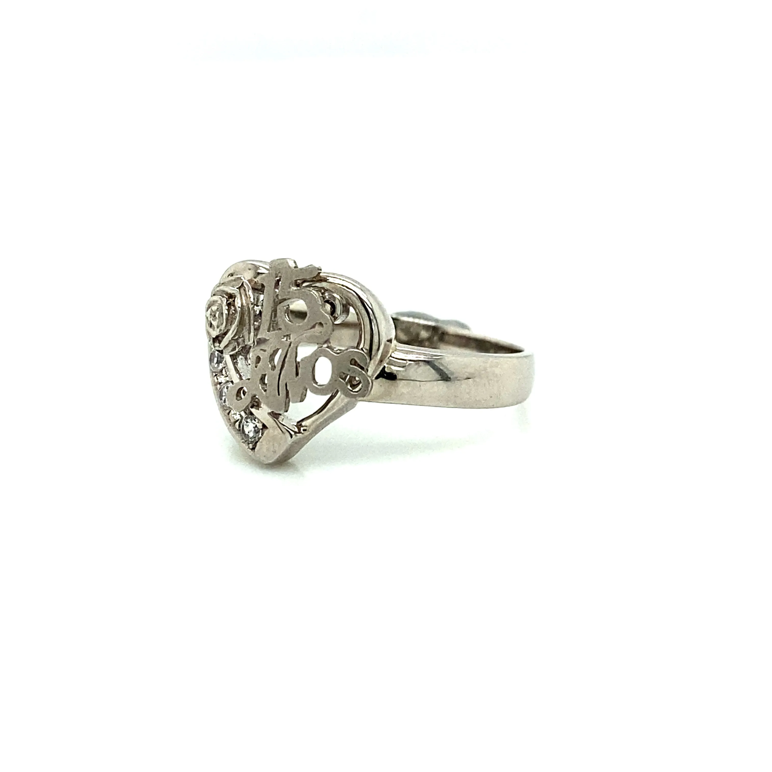 Quinceañera Heart Ring - 54202