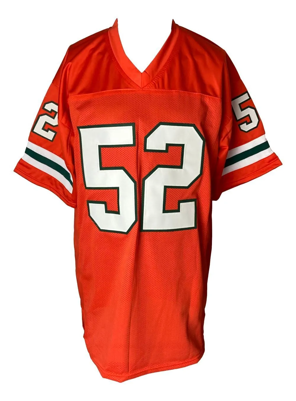 Ray Lewis Miami Signed Orange College Football Jersey BAS ITP