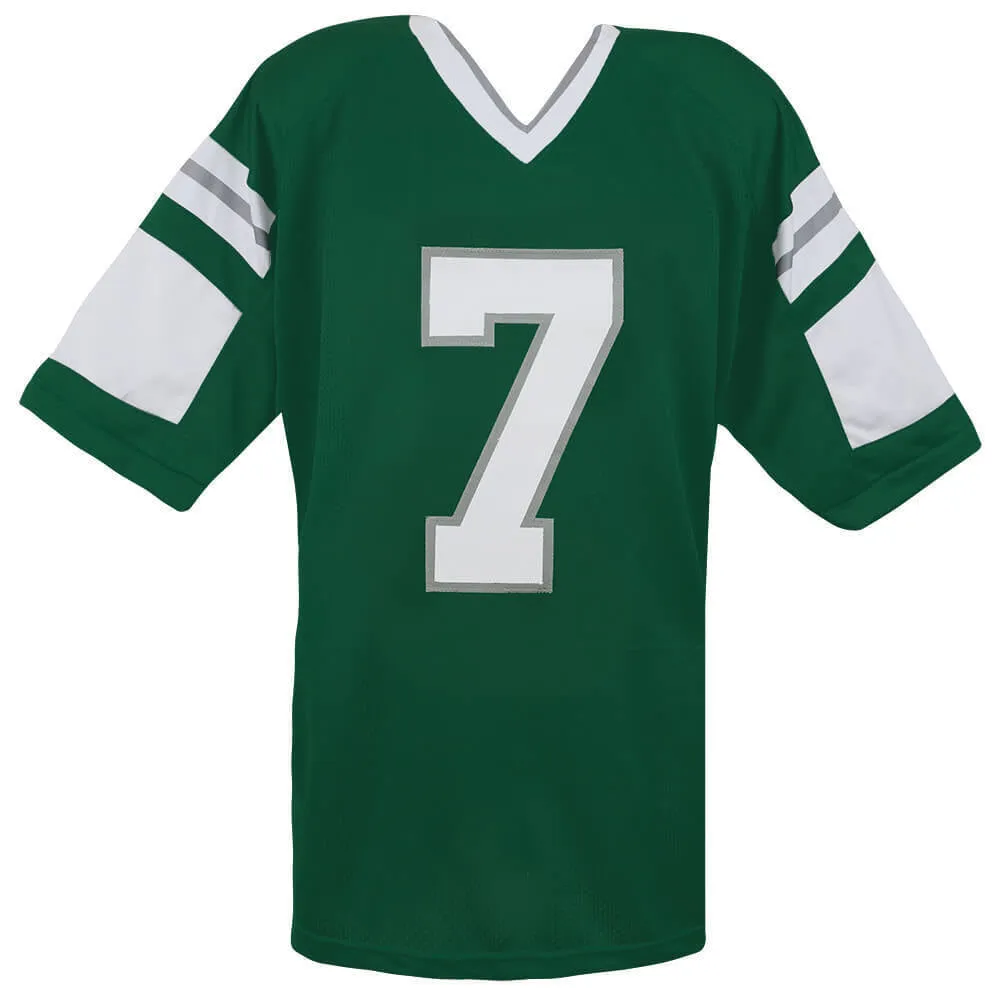 Ron Jaworski Signed Green Throwback Custom Football Jersey (SCHWARTZ SPORTS COA)