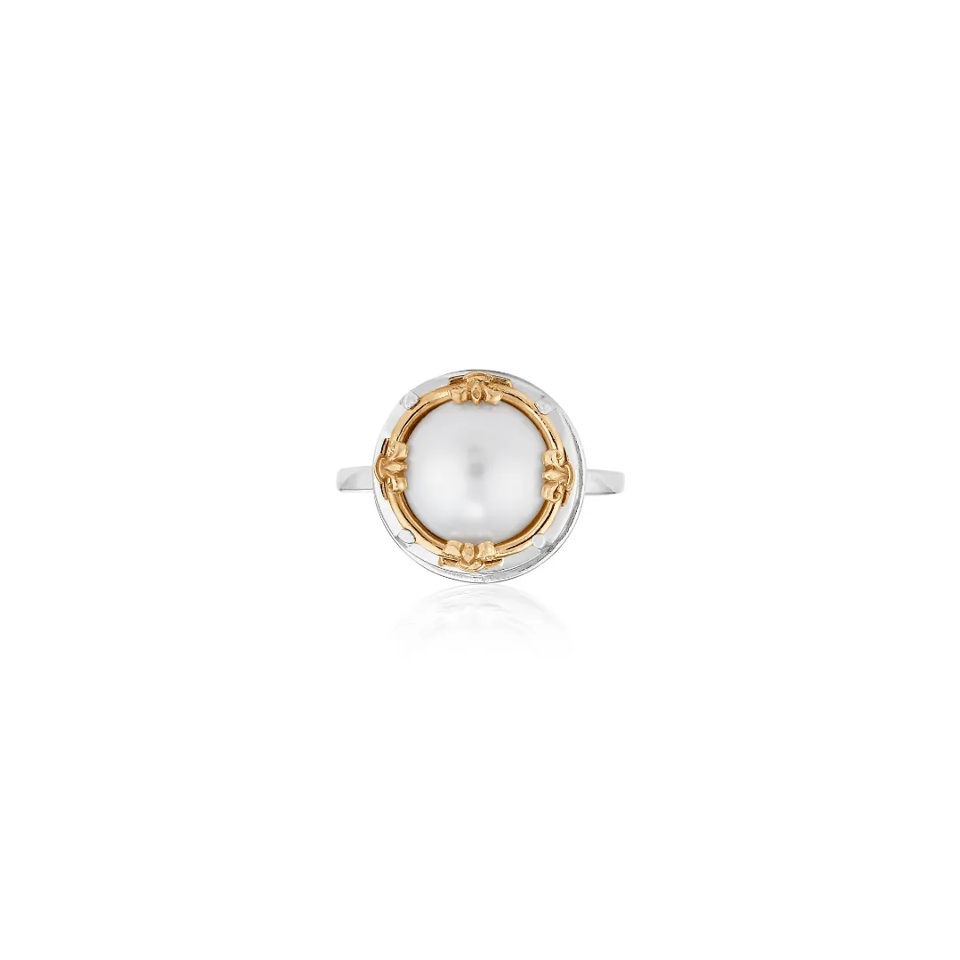 Round Freshwater Pearl Ring