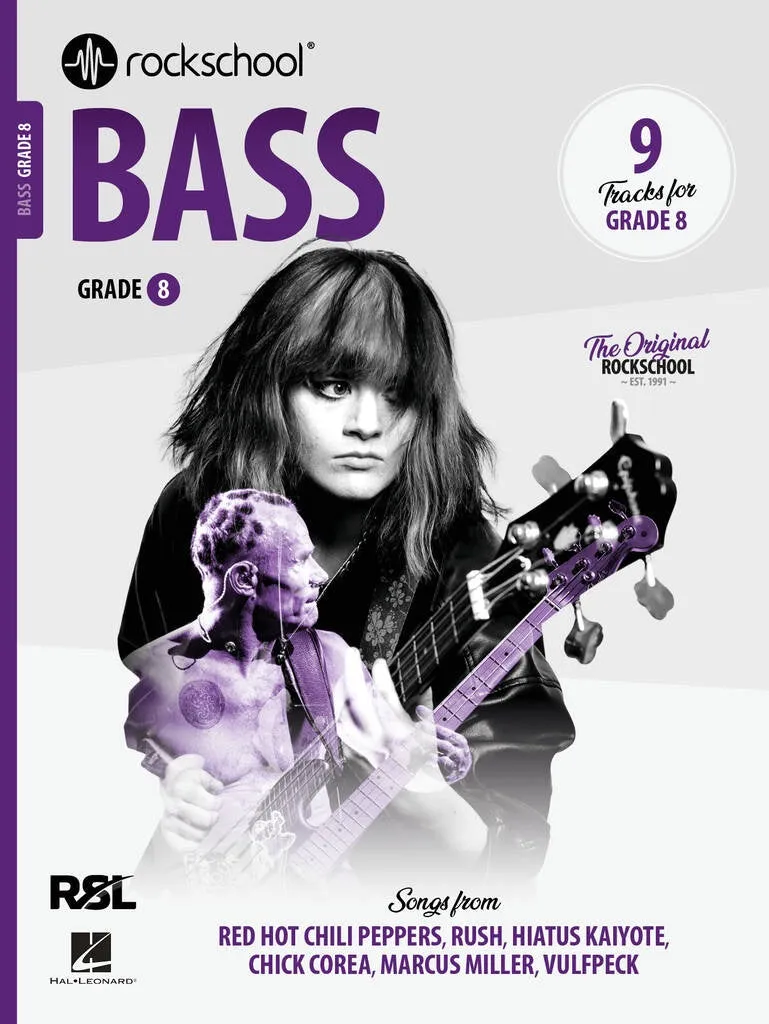 RSL Rockschool Bass From 2024 - Grade 8