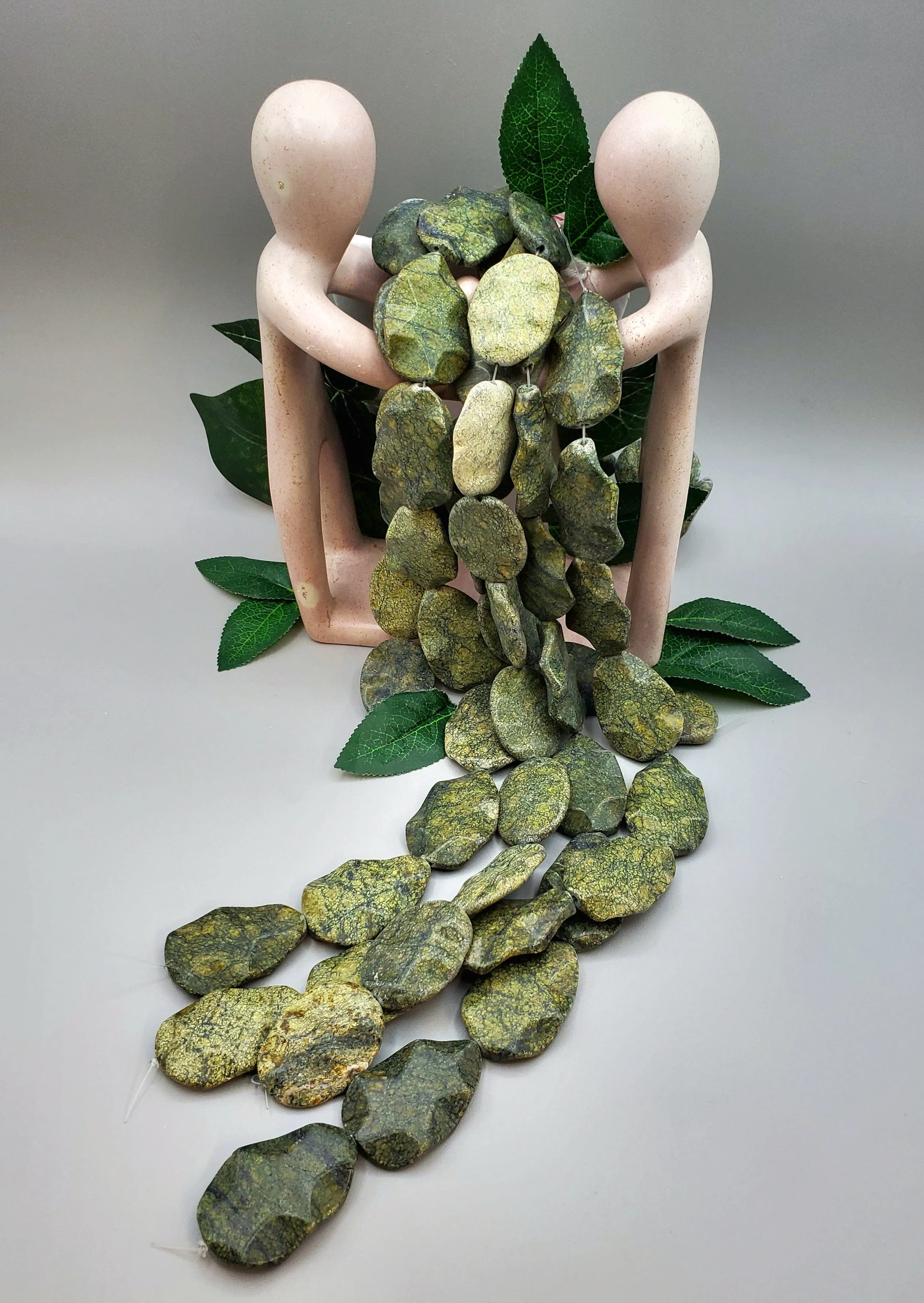 Russian Serpentine Bead Strands