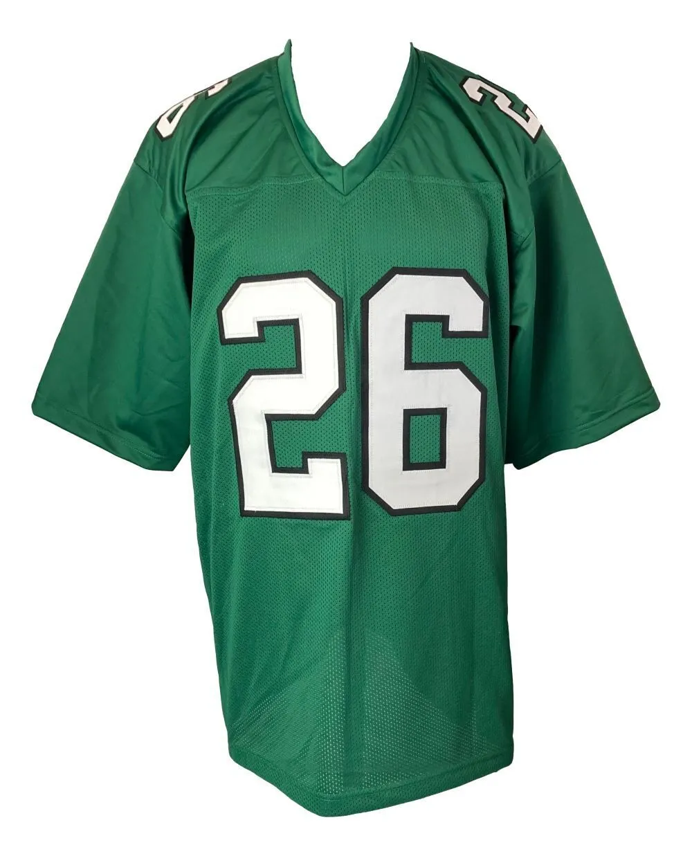 Saquon Barkley Philadelphia Signed Kelly Green Football Jersey BAS ITP