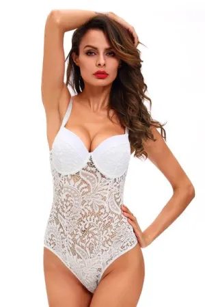 Sexy Push up Lace Teddy