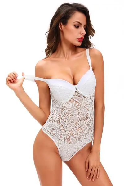 Sexy Push up Lace Teddy