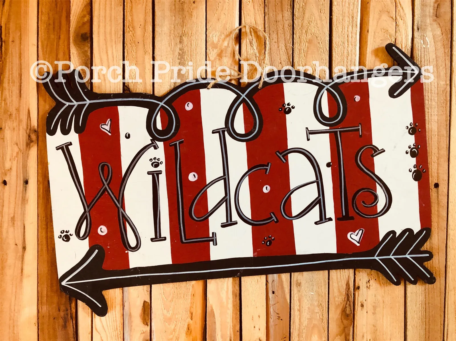 Shelby County Wildcats Door Hanger