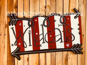 Shelby County Wildcats Door Hanger
