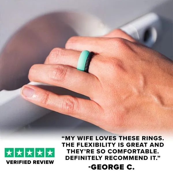 Silicone Ring | Chisel | Bronze | Flag