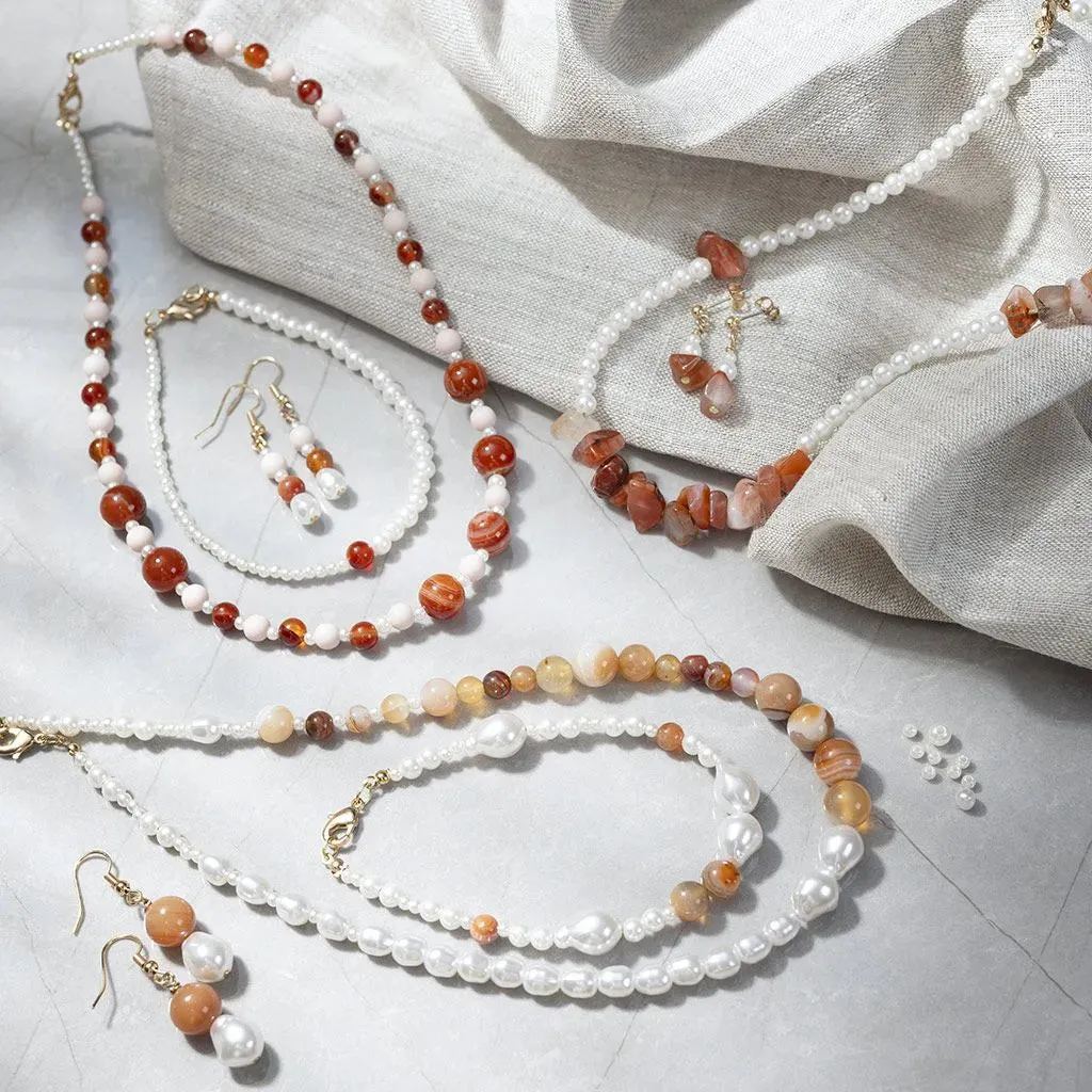 Silver-Plated Jewellery Starter Kit – Make Personalized Bracelets Necklaces Earrings