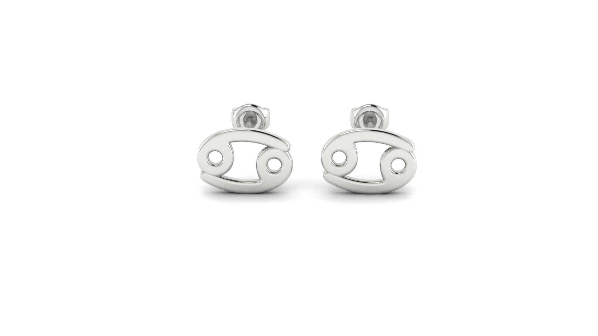 Silver Zostud earrings