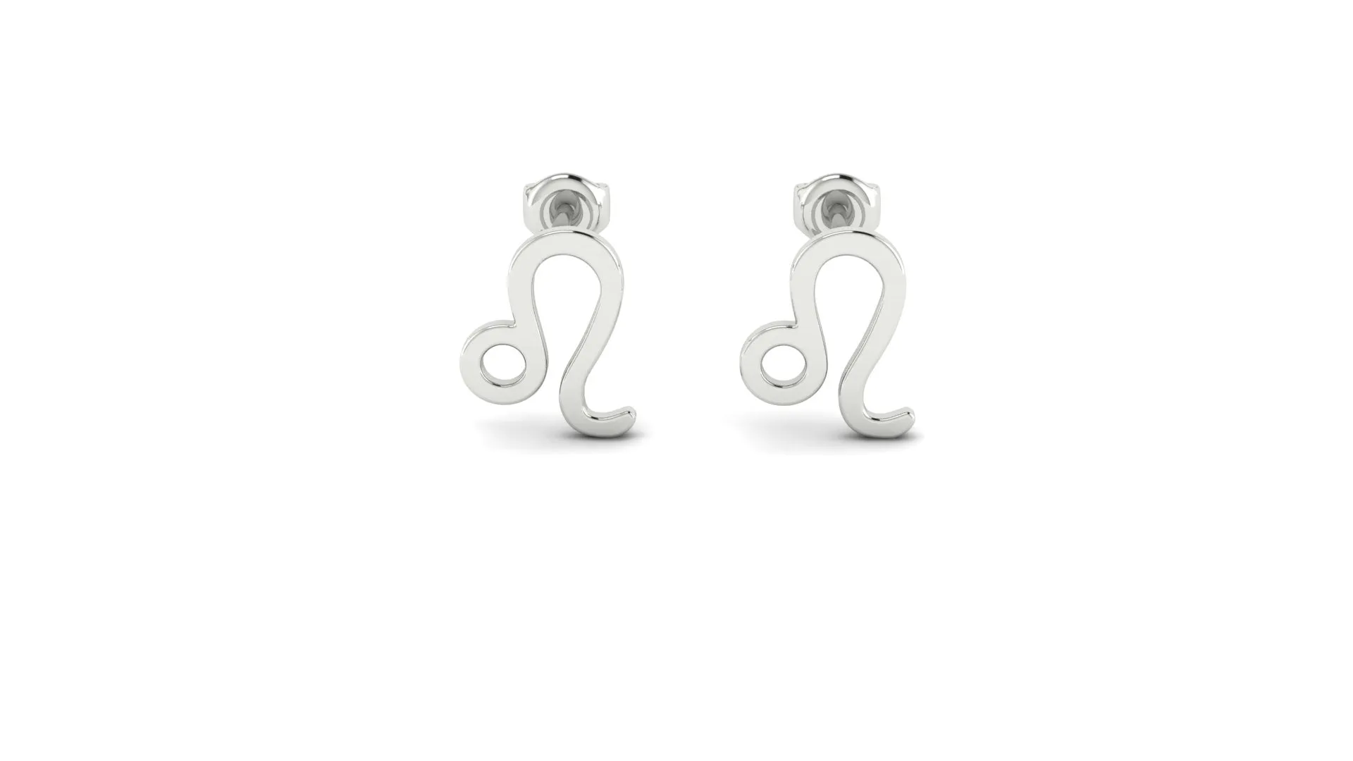 Silver Zostud earrings