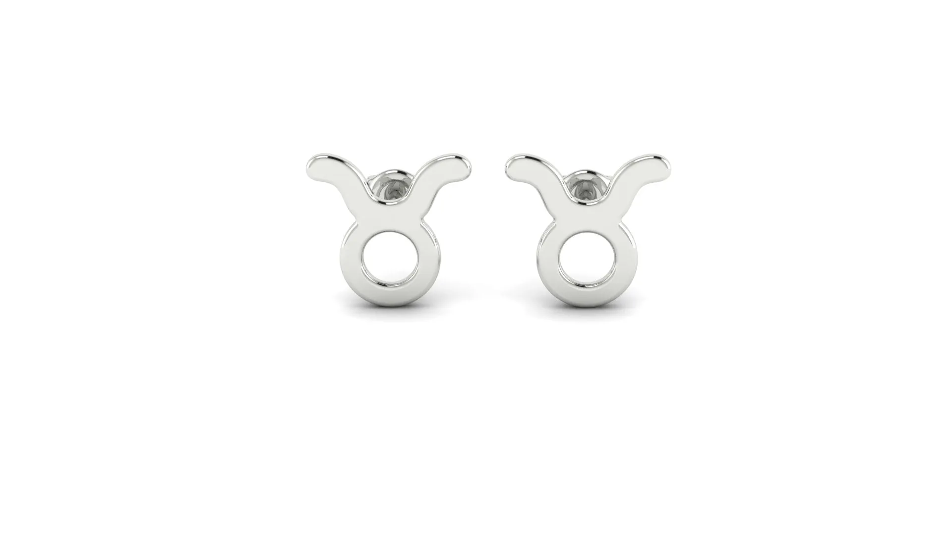 Silver Zostud earrings