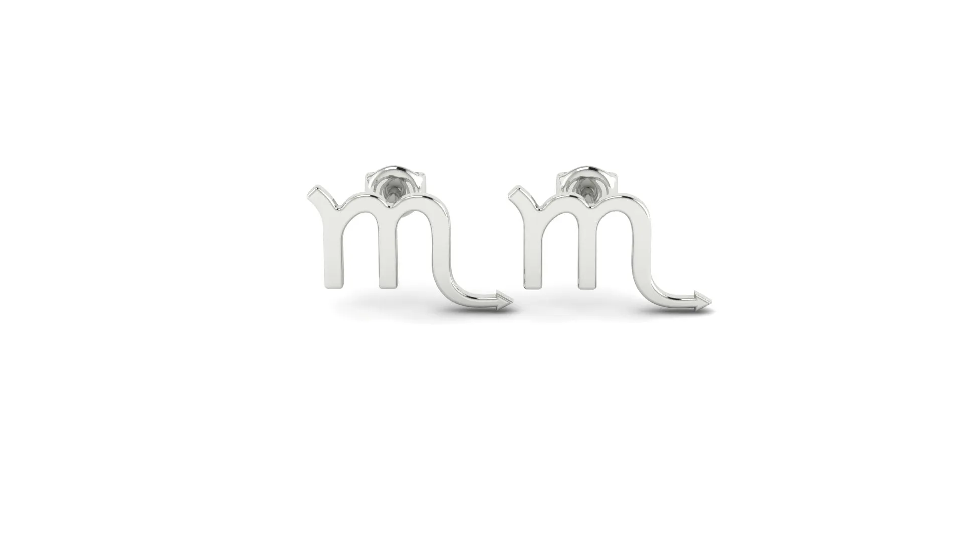 Silver Zostud earrings