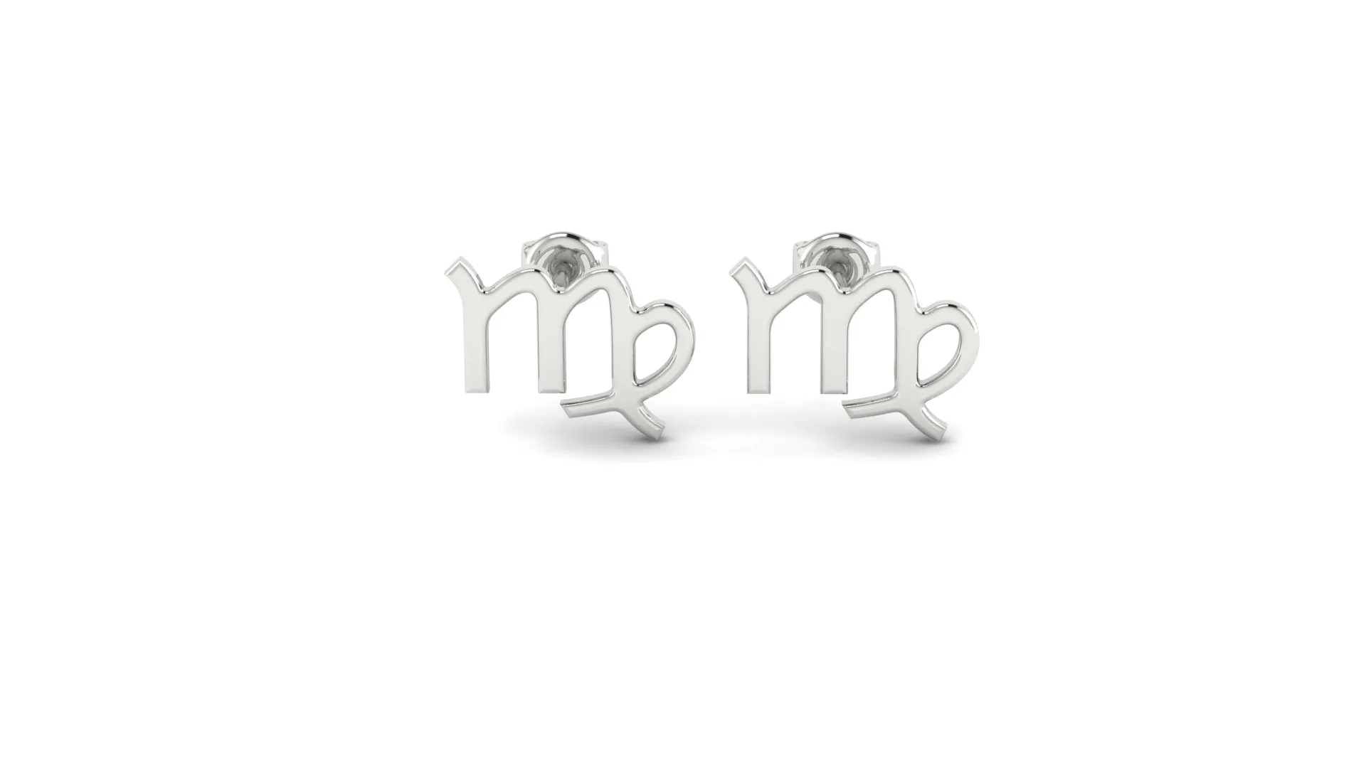 Silver Zostud earrings