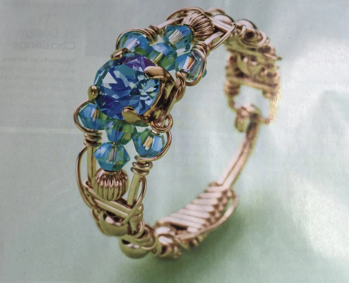 Simply Fancy Ring With a Clasp, Wire Wrap Ring Pattern