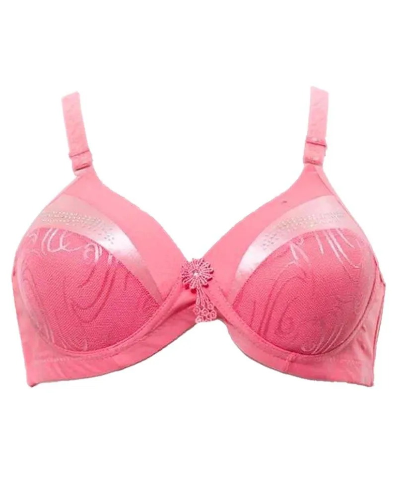 Single Padded Imported Bra Pink