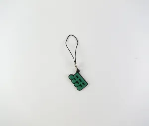 Sixteenth Note Zipper Pulls - Green