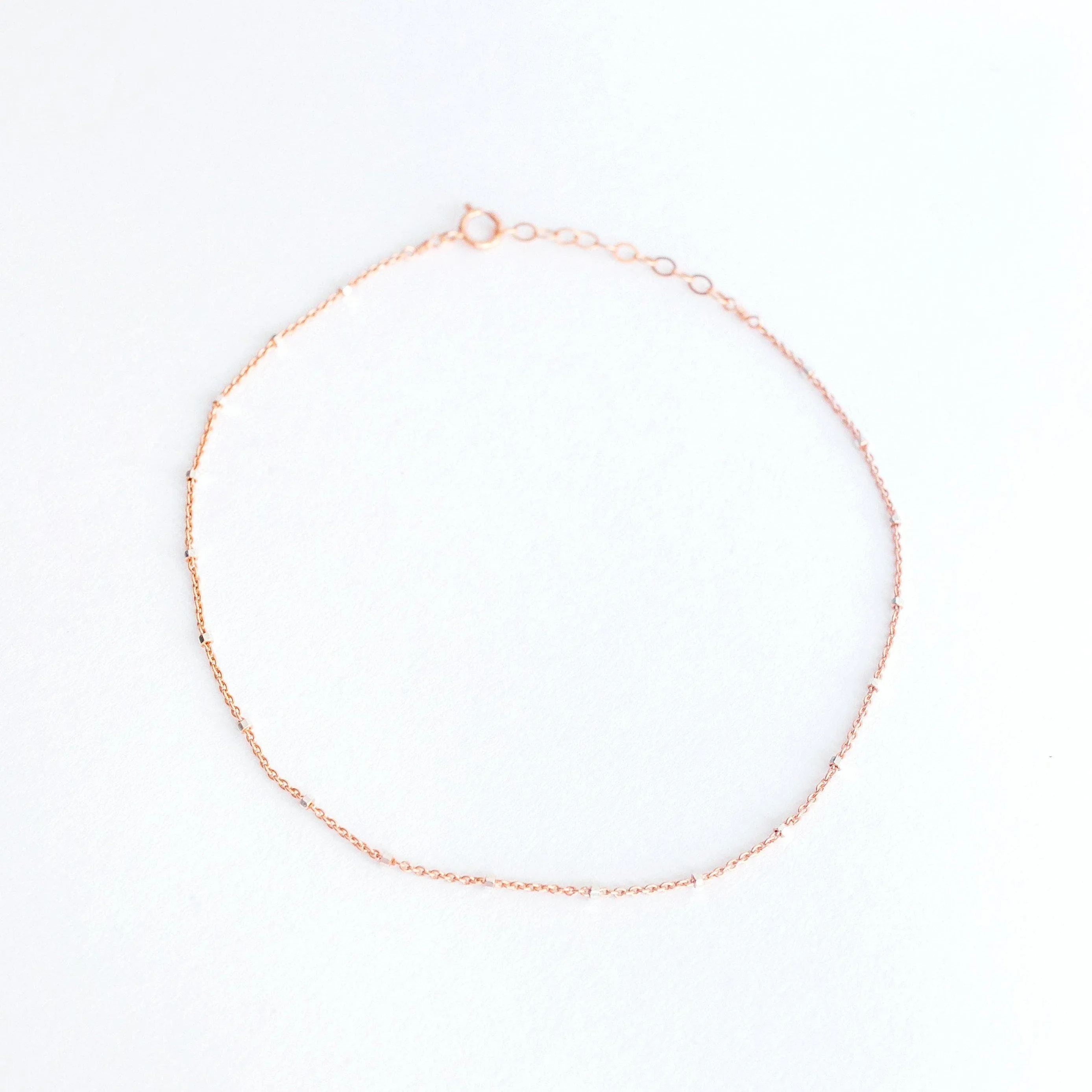 Sparkle Satellite Chain Anklet