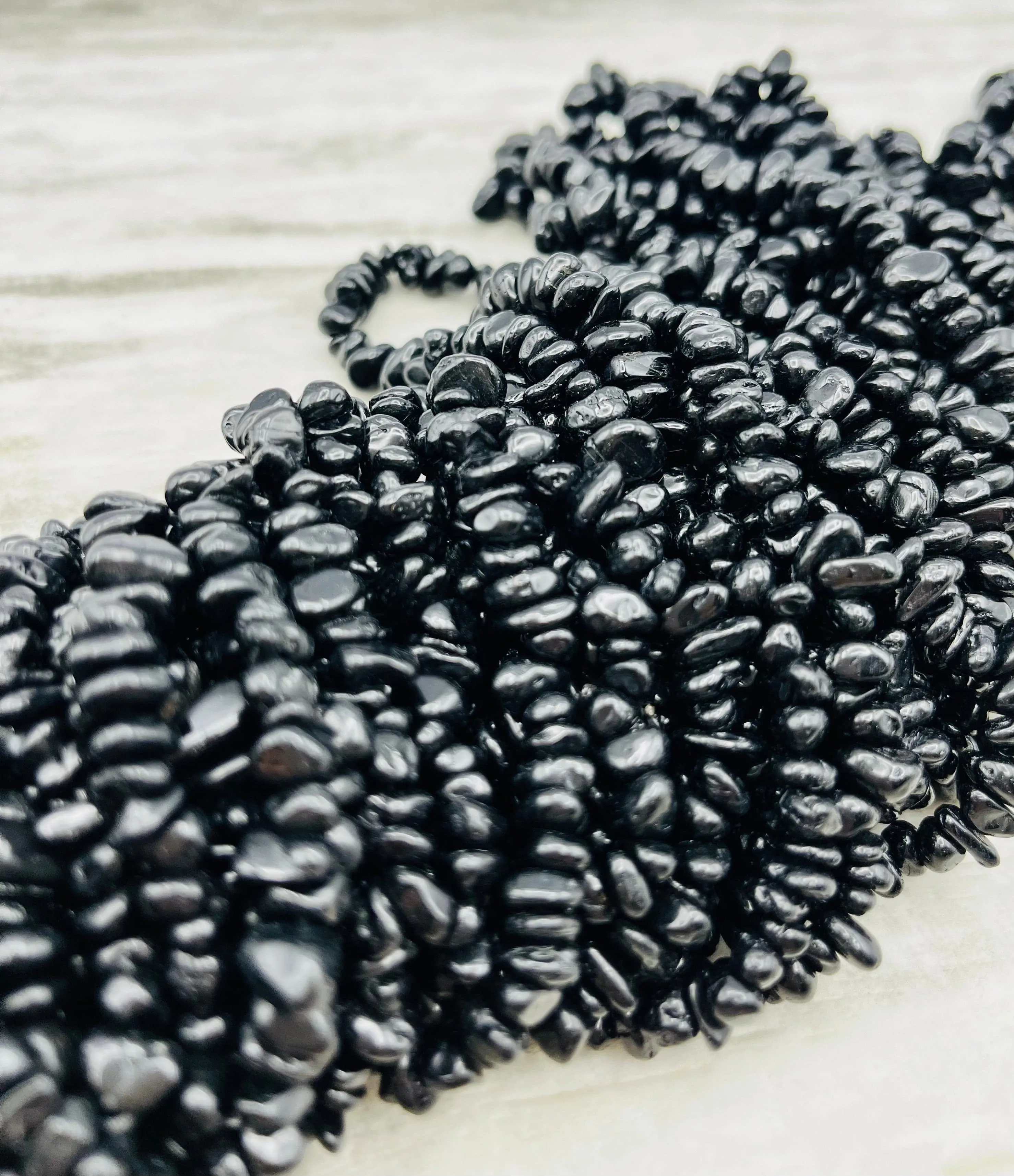 Spinel Chips Bead Strand