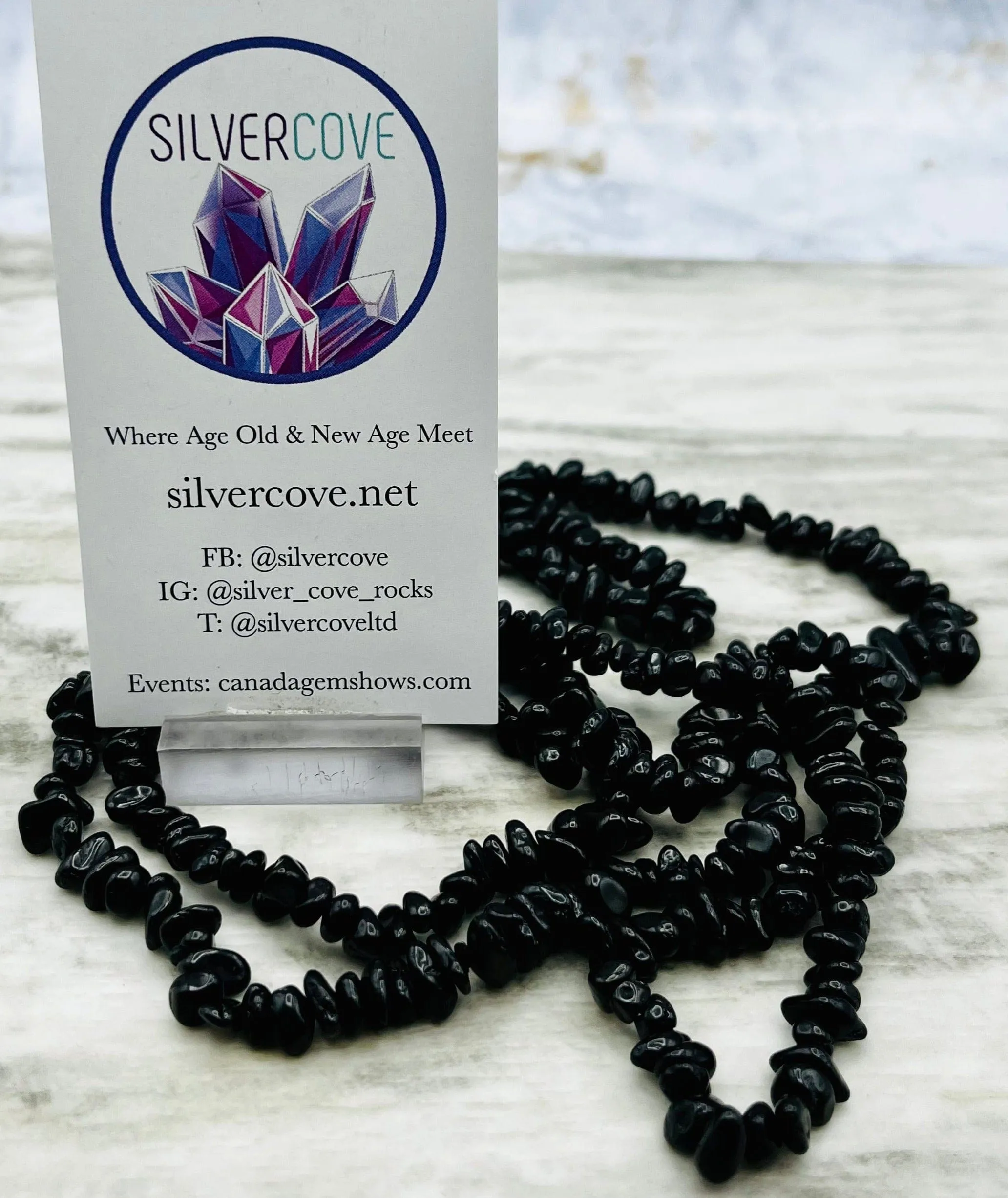Spinel Chips Bead Strand