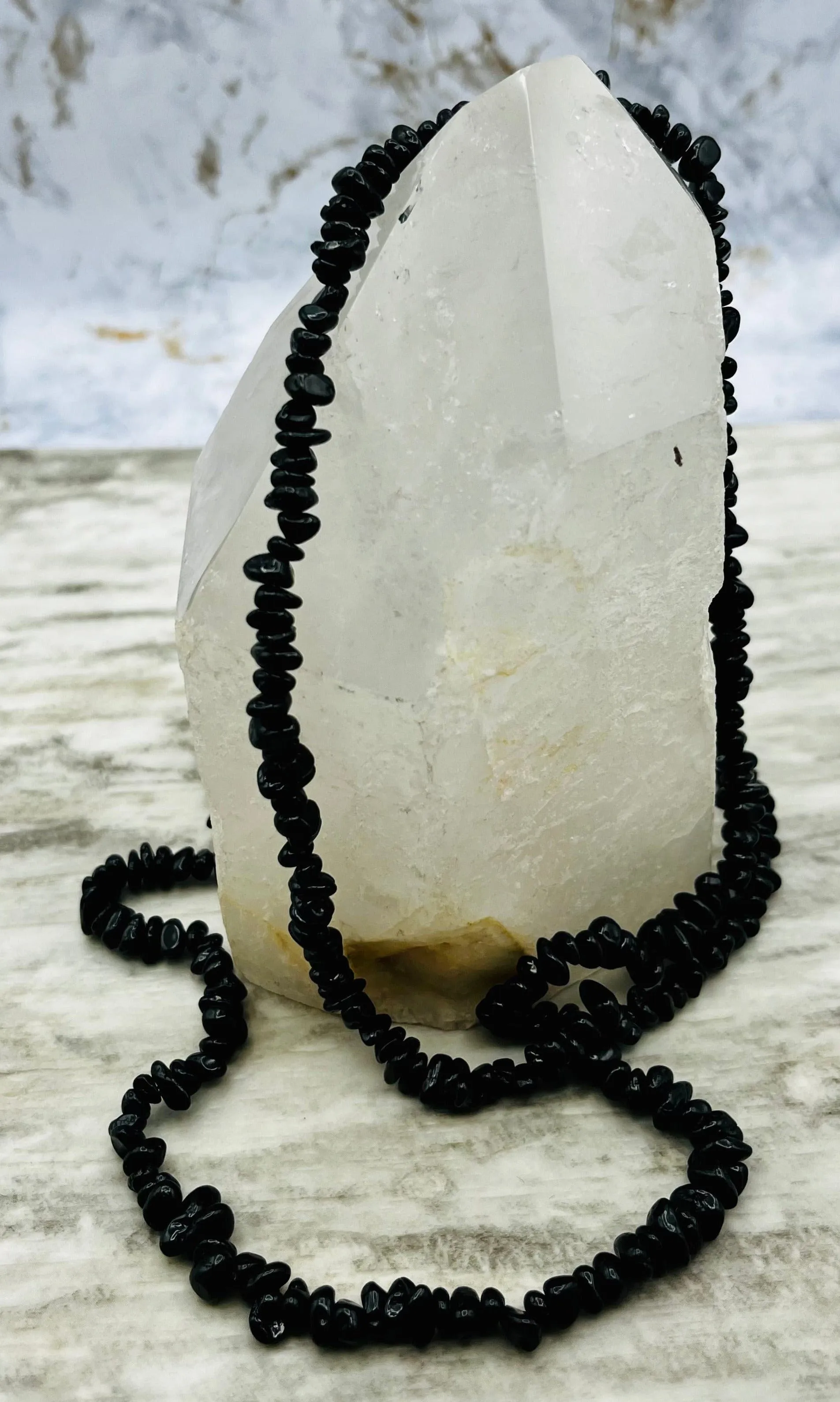 Spinel Chips Bead Strand