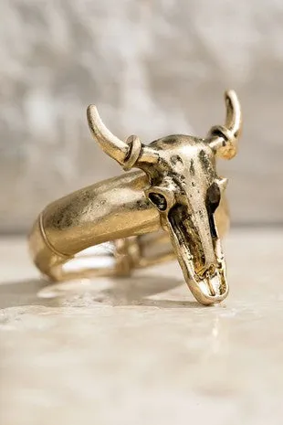 Steer Skull Stretch ring *