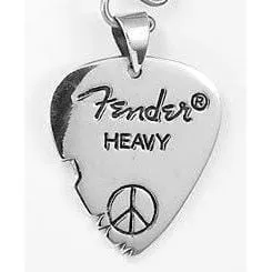Sterling Silver Guitar Pick Pendant