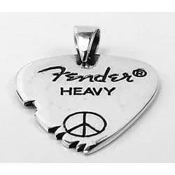 Sterling Silver Guitar Pick Pendant