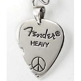 Sterling Silver Guitar Pick Pendant