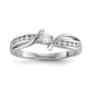 Sterling Silver Infinity Inspired ByPass Promise Ring