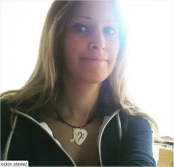 Sterling silver Music note and bass clef guitar pick necklace