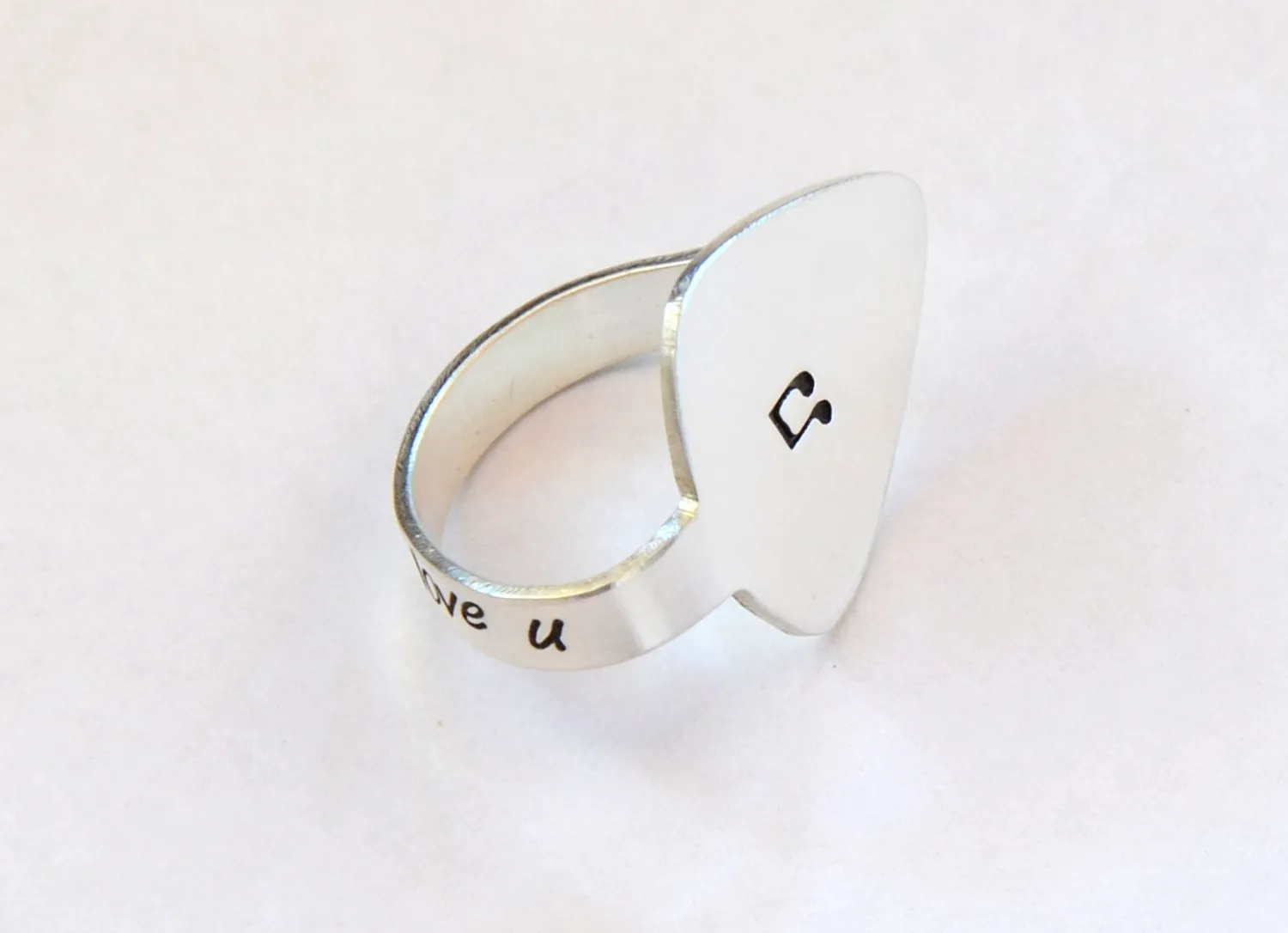 Sterling Silver Thumb Style Guitar Pick or Custom Finger Pick