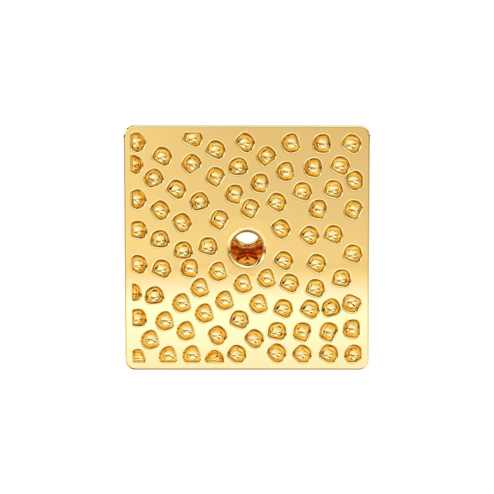 Sturdy Designer Cone Solid Gold 14k 18k Solid Gold Spacer Bead Jewelry Making Supply available in 12mm