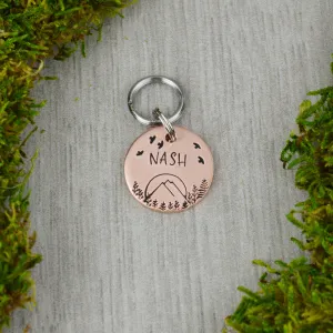 Sunset Beyond the Range Pet ID Tag