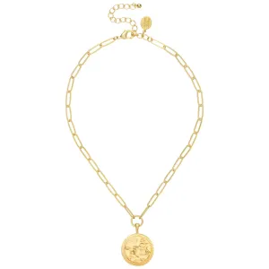 Susan Shaw | Blue Willow Paperclip Necklace