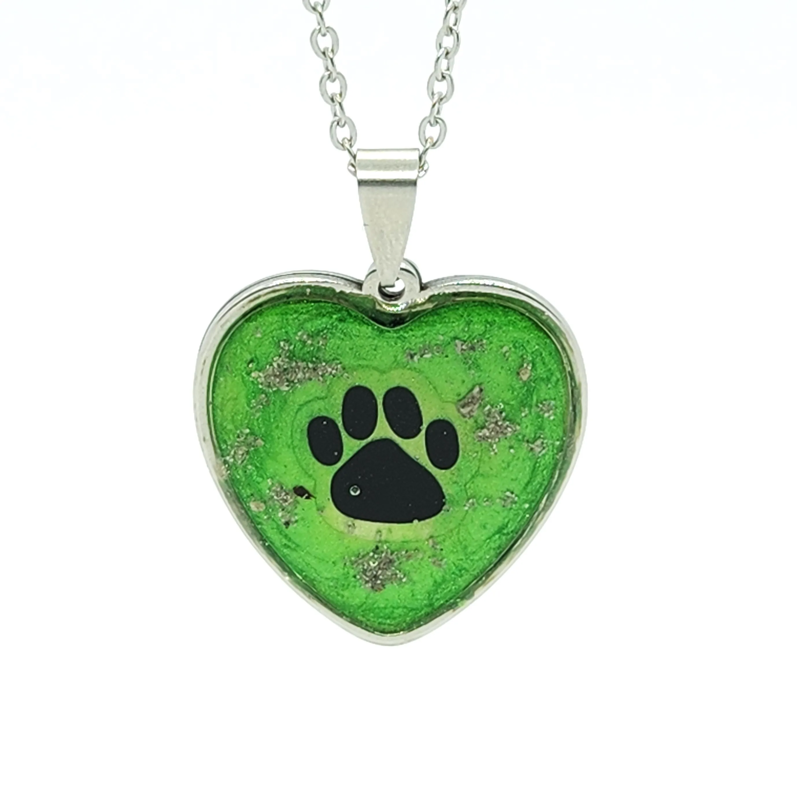 The Paw Print cremation pendant