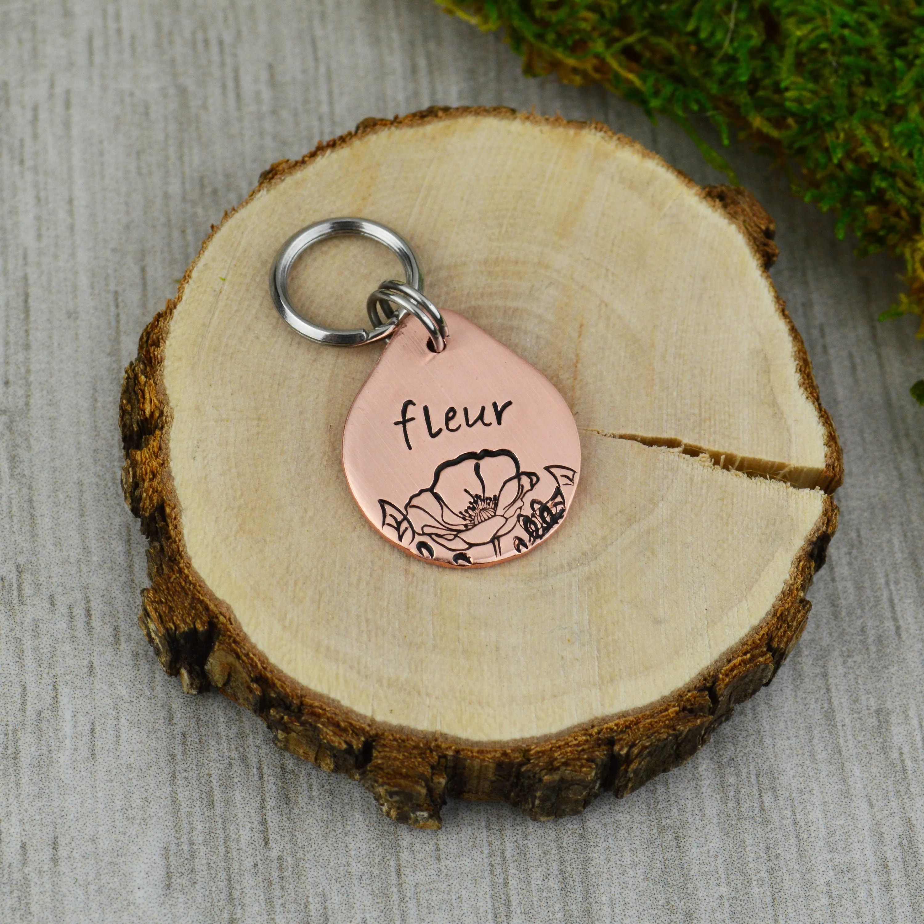 The Poppy Mini Pet ID Tag