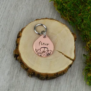 The Poppy Mini Pet ID Tag