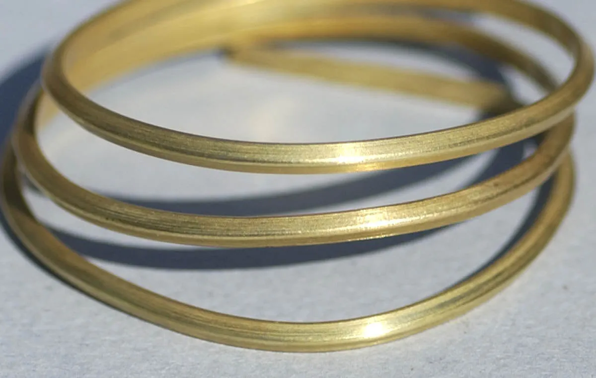 Thick blank bangle wire 3mm Triangle shaped Heavy gauge jewelry wire