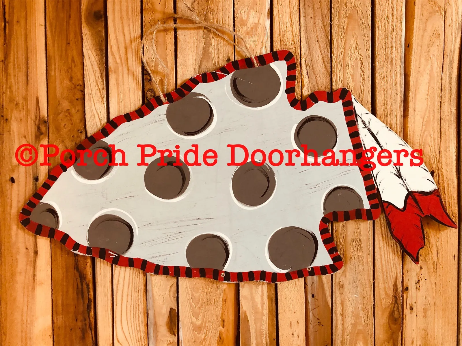 Thompson Warrior Arrowhead Door Hanger